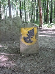 Landesgrenzstein an der Eisernen Hand